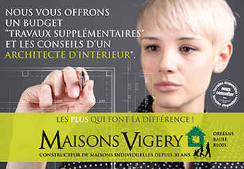 MAISONS VIGERY - affiche pub